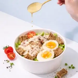 Салат Цезар з індичкою